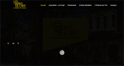 Desktop Screenshot of lesvivresdelart.org