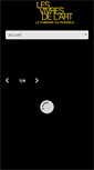 Mobile Screenshot of lesvivresdelart.org